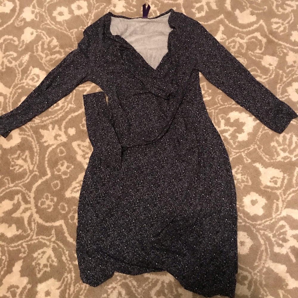 Seraphine maternity wrap dress